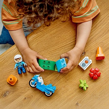 Lego Duplo 10471 Blue Police Motorcycle 