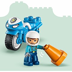 LEGO DUPLO Town: Blue Police Motorcycle