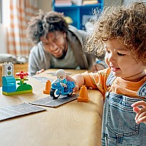LEGO DUPLO Town: Blue Police Motorcycle