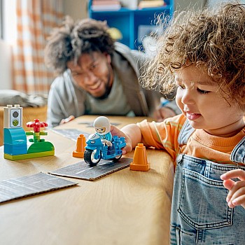 Lego Duplo 10471 Blue Police Motorcycle 