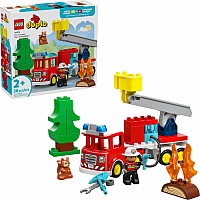 LEGO DUPLO Town: Fire Truck with Hose and Firefighter