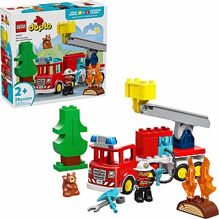 LEGO DUPLO Town: Fire Truck with Hose and Firefighter