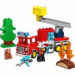 LEGO DUPLO Town: Fire Truck with Hose and Firefighter