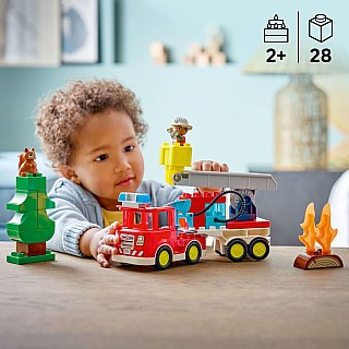 LEGO DUPLO Town: Fire Truck with Hose and Firefighter