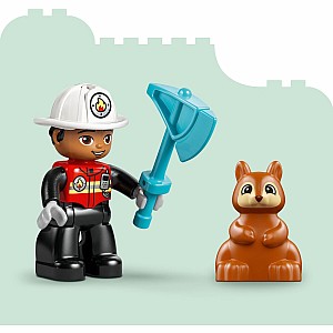 LEGO DUPLO Town: Fire Truck with Hose and Firefighter