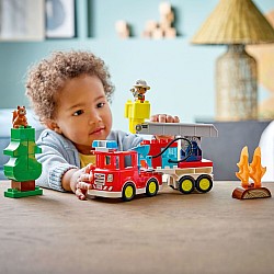 LEGO DUPLO Town: Fire Truck with Hose and Firefighter