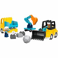 LEGO DUPLO Town: 3 in 1 Construction Vehicles