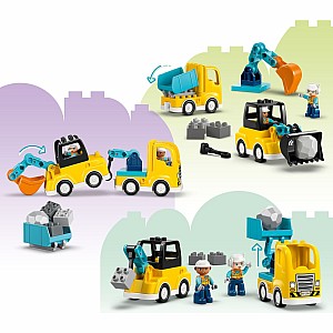 LEGO DUPLO Town: 3 in 1 Construction Vehicles