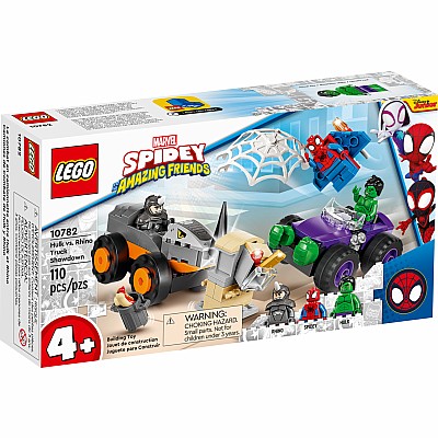 LEGO Spider-Man: Hulk vs. Rhino Truck Showdown