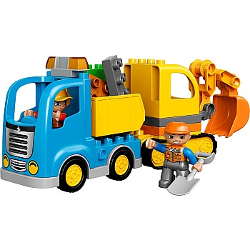 LEGO DUPLO: Truck & Tracked Excavator