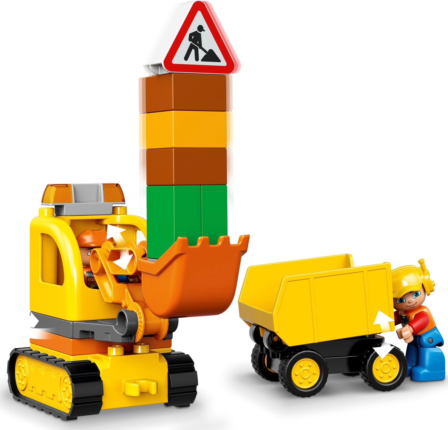 LEGO DUPLO: Truck & Tracked Excavator - Toyrifix