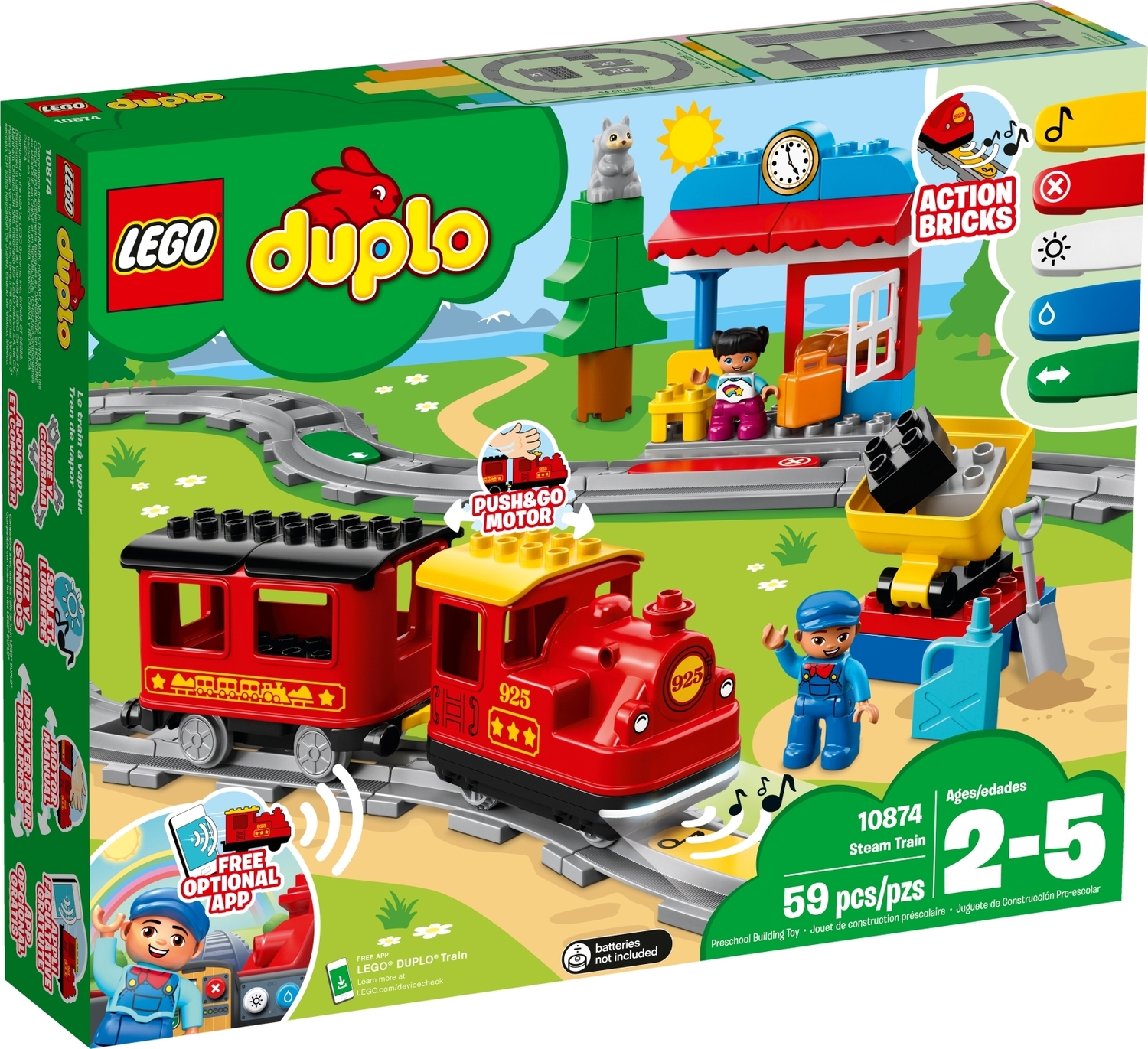 LEGO® DUPLO® Steam Train - Lucky Duck Toys