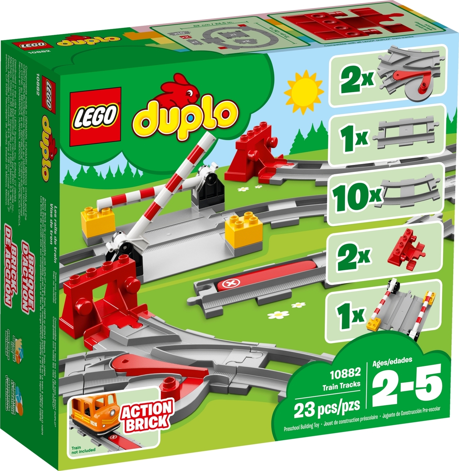 roem molen Van LEGO DUPLO 10882 Train Tracks - Imagine That Toys