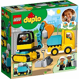 LEGO® DUPLO® Truck & Tracked Excavator