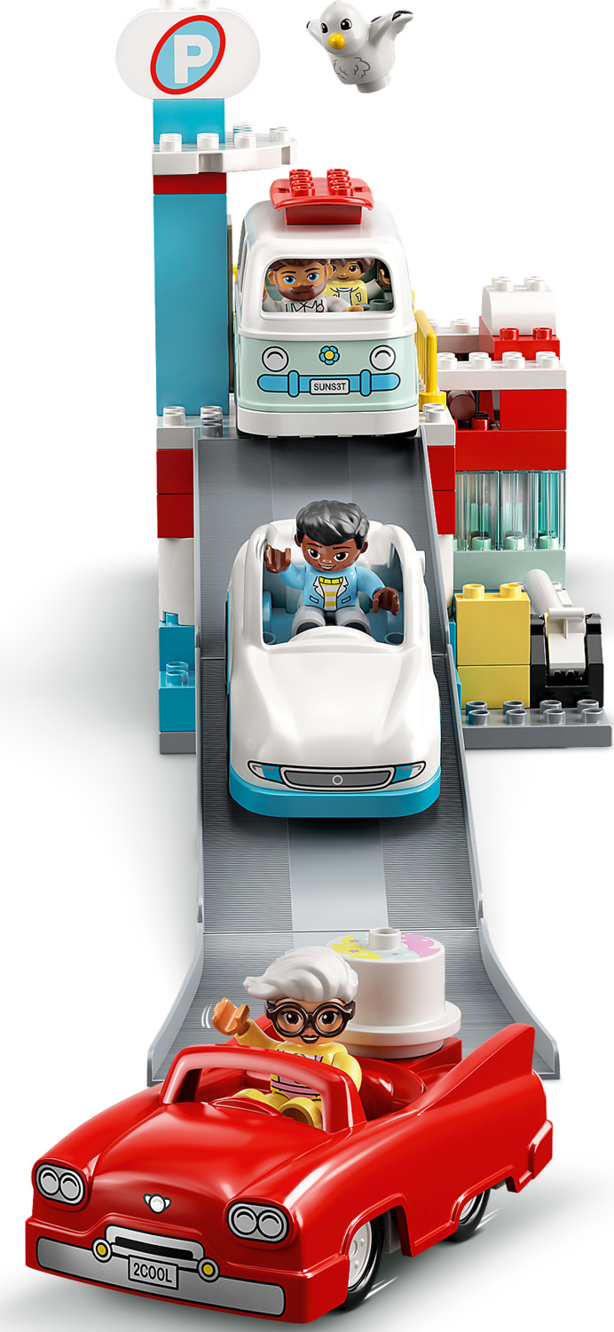 LEGO Duplo Parking Garage And Car Wash - Building Blocks