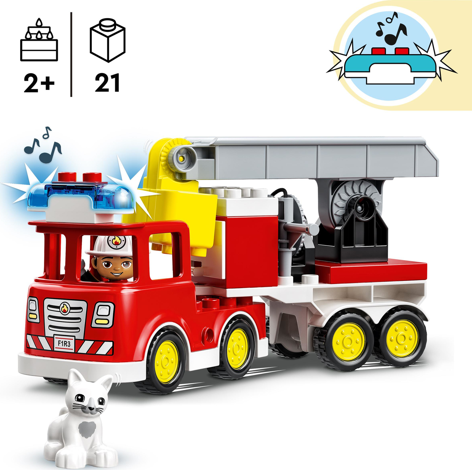 LEGO DUPLO Town Fire Engine, Toddlers Toy