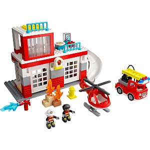 Fire Station & Helicopter