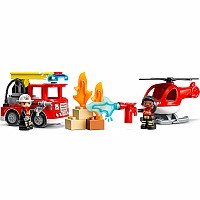 LEGO 10970 Fire Station & Helicopter (DUPLO)