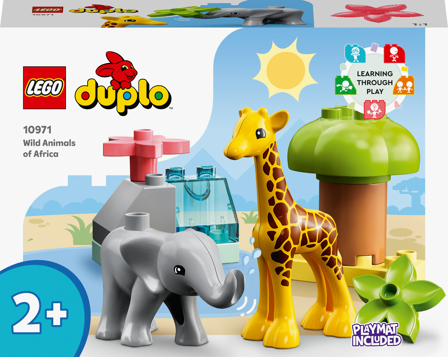 Lego Duplo 10971 Wild Animals of Africa - Teaching Toys and Books