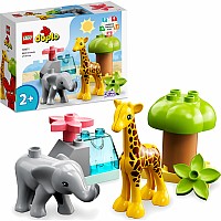 LEGO DUPLO Wild Animals of Africa Toddler Toy