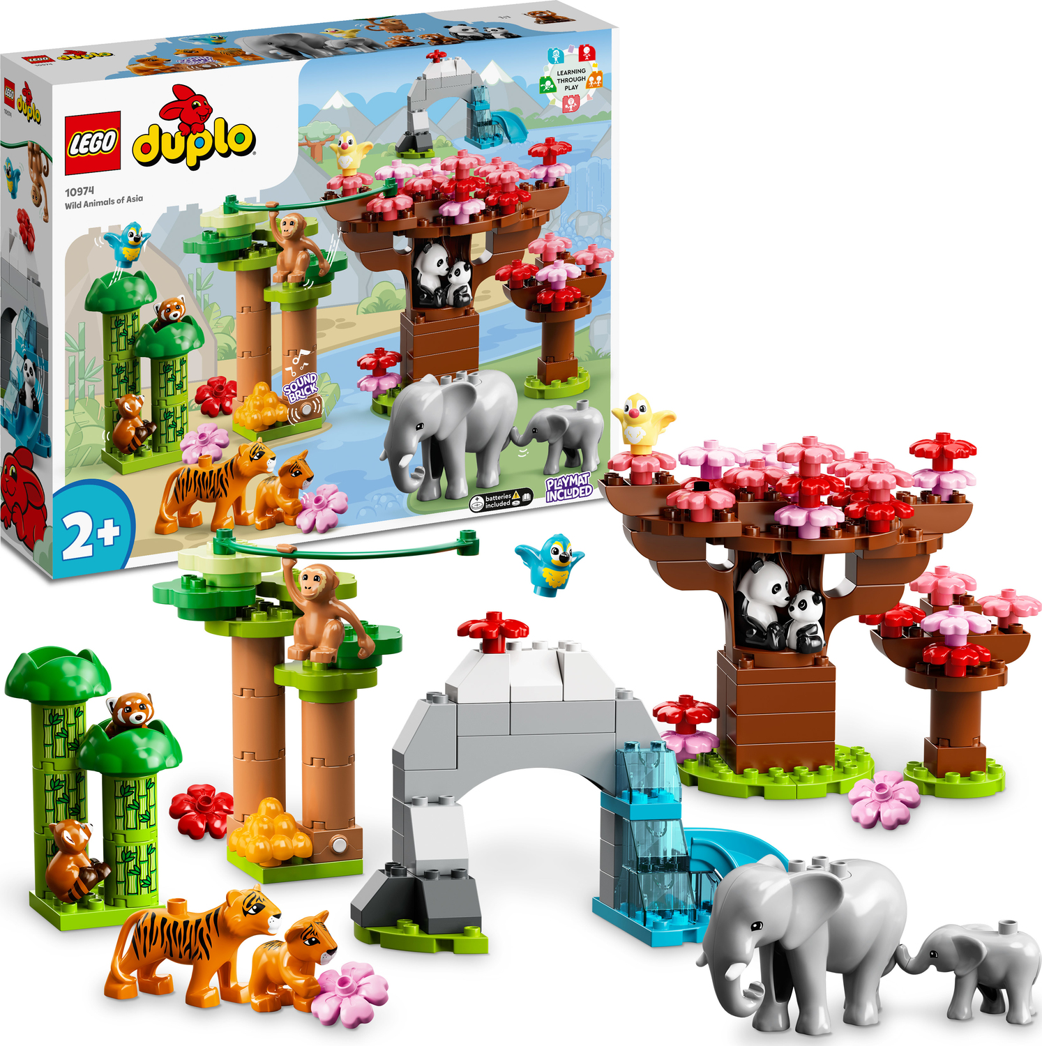 LEGO DUPLO Wild Animals of Asia Animal Toy Set from LEGO - School Crossing