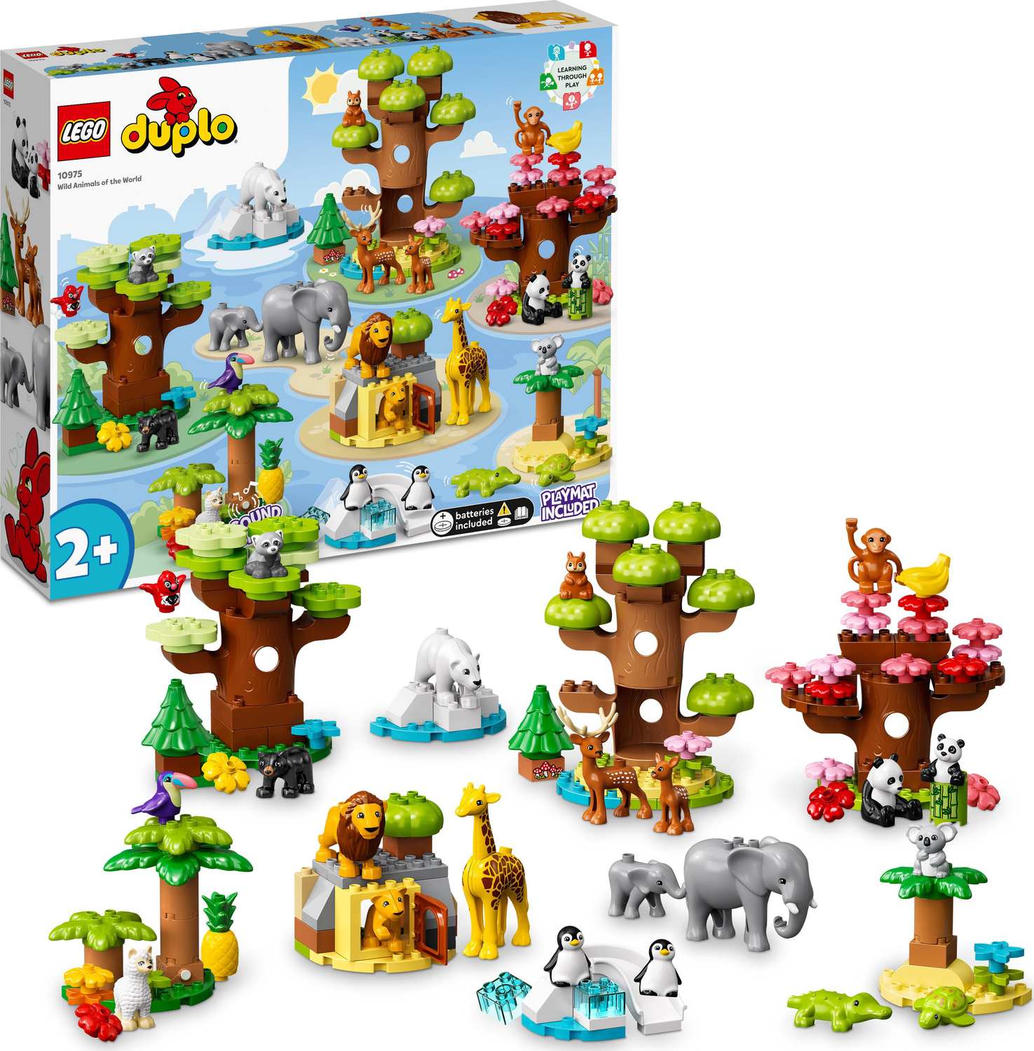 LEGO® DUPLO® Wild Animals of the World Toy Set - Toyrifix