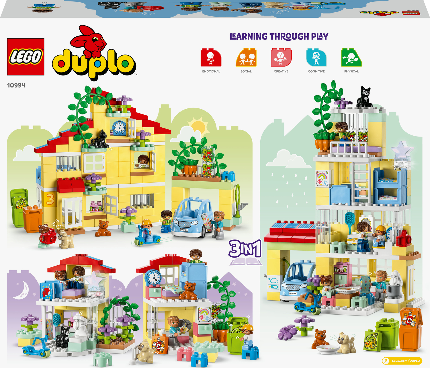 3in1 Family House 10994, DUPLO®