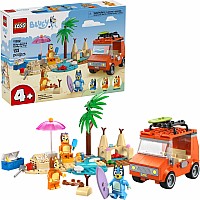 LEGO Bluey: Bluey's Beach & Family Car Trip