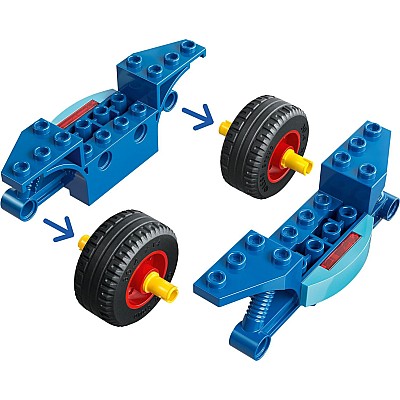 LEGO Spidey: Spidey on his Motorcycle vs. Rhino