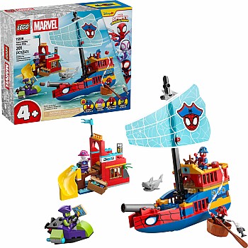  Lego Marvel Superheroes 11208 Team Spidey Pirate Ship 