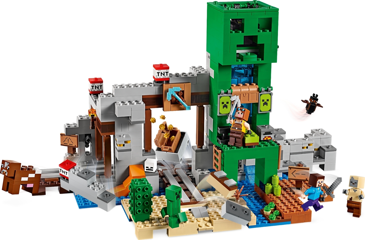 manifestation Opfylde Milestone LEGO® Minecraft: The Creeper Mine - Timeless Toys Ltd.
