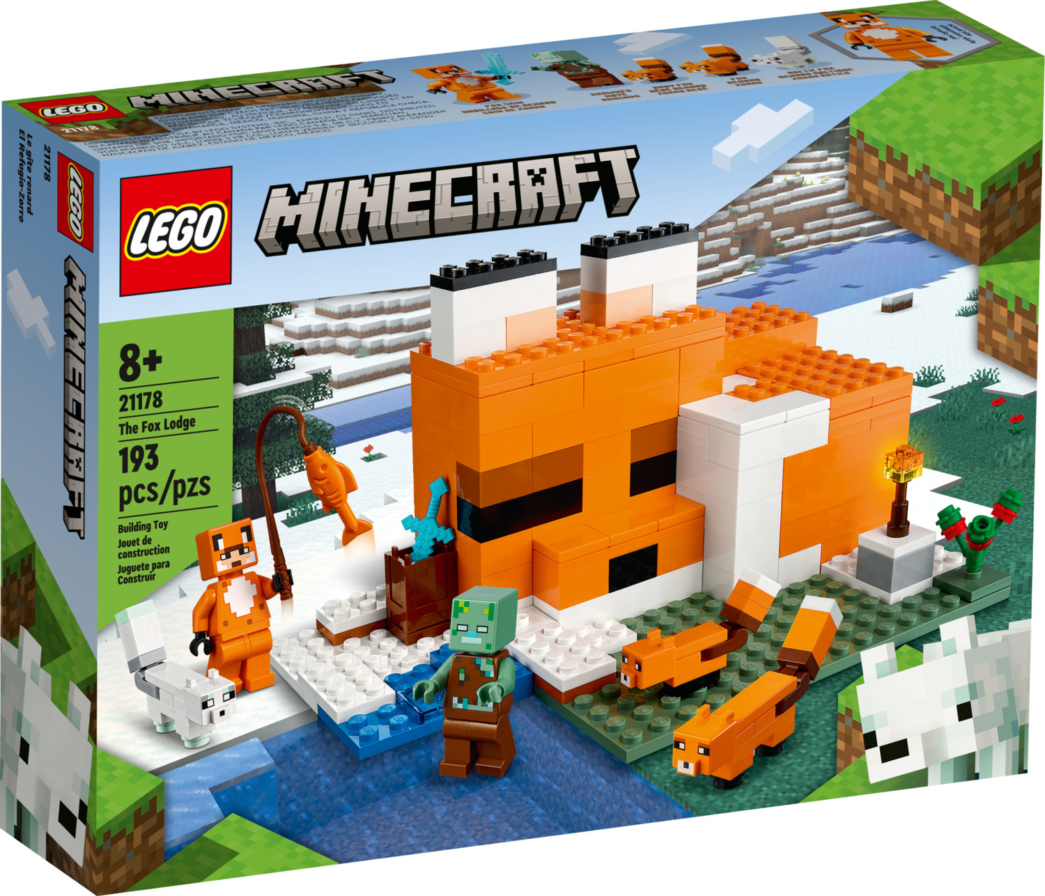LEGO Minecraft: The Fox Lodge - Imagination Toys