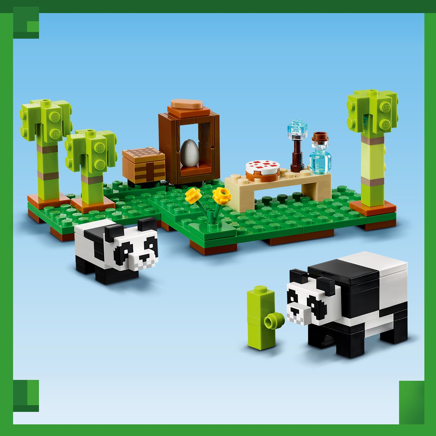 Mellemøsten dybde pakke Lego Minecraft 21245 The Panda Haven - Teaching Toys and Books