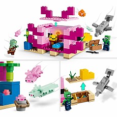 LEGO Minecraft The Axolotl House Building Toy