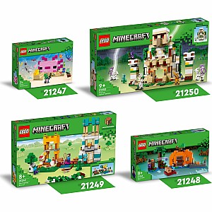 LEGO Minecraft The Crafting Box 4.0 2 in 1 Set