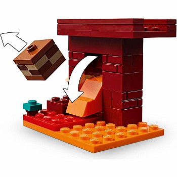  Lego Minecraft 21266 The Nether Lava Battle	