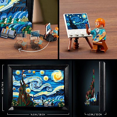 LEGO 21333 Vincent van Gogh - The Starry Night (Ideas)