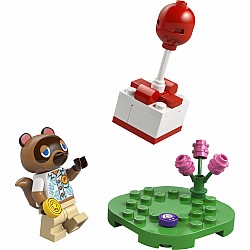 LEGO Animal Crossing: Tom Nook and Flying Present