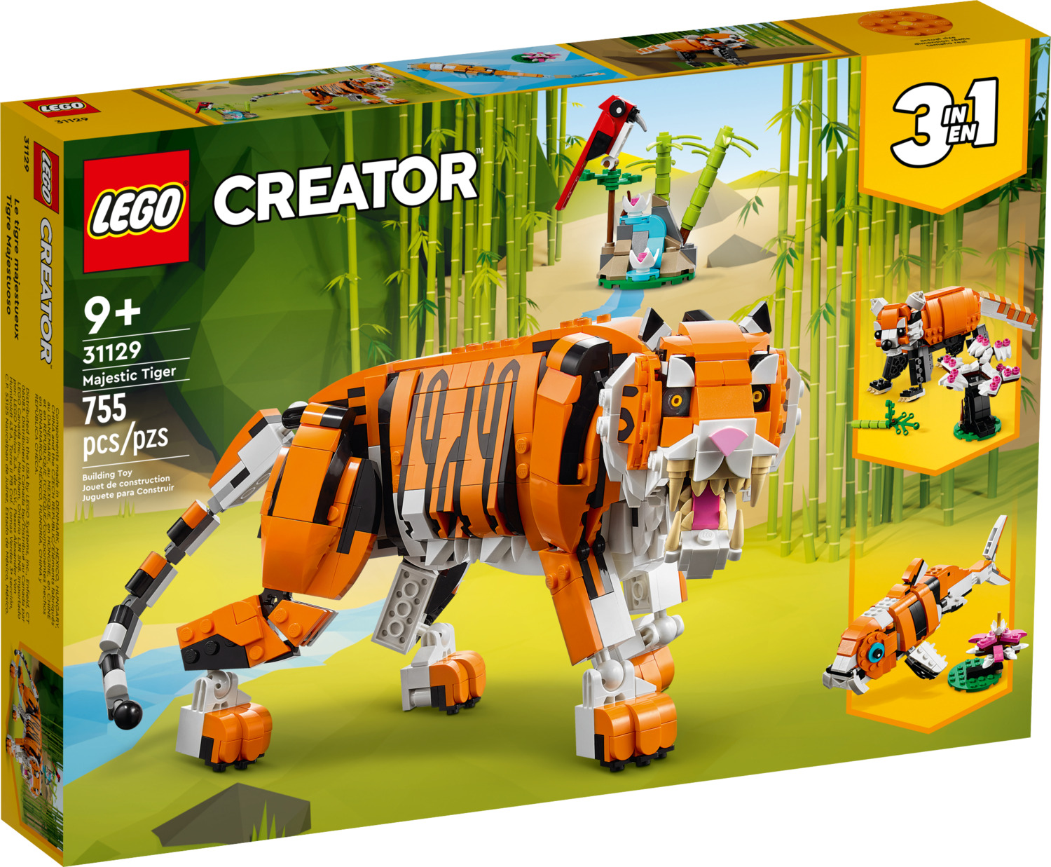 LEGO Creator 3-in-1: Majestic Tiger - Givens Books and Little Dickens