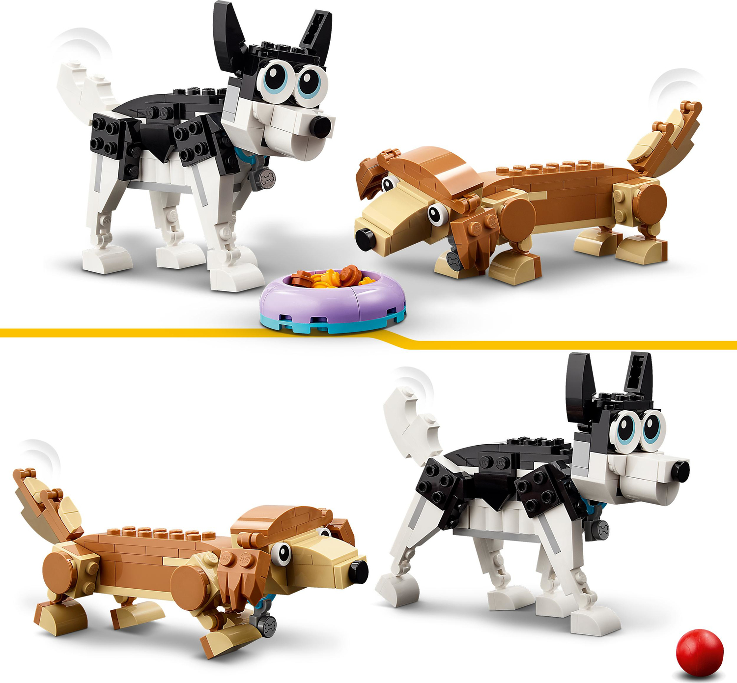 Creator 3 in 1 Adorable Dogs Set - A2Z Science & Learning Toy Store