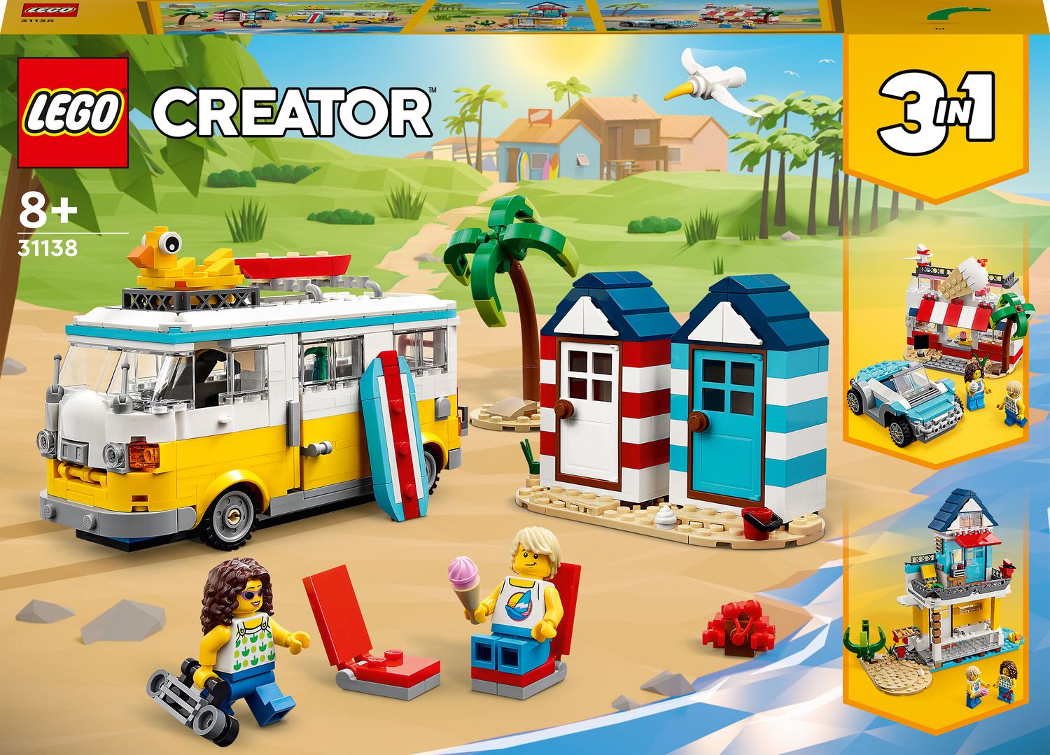 LEGO Creator 3-in-1: Surfer Beach House – Awesome Toys Gifts
