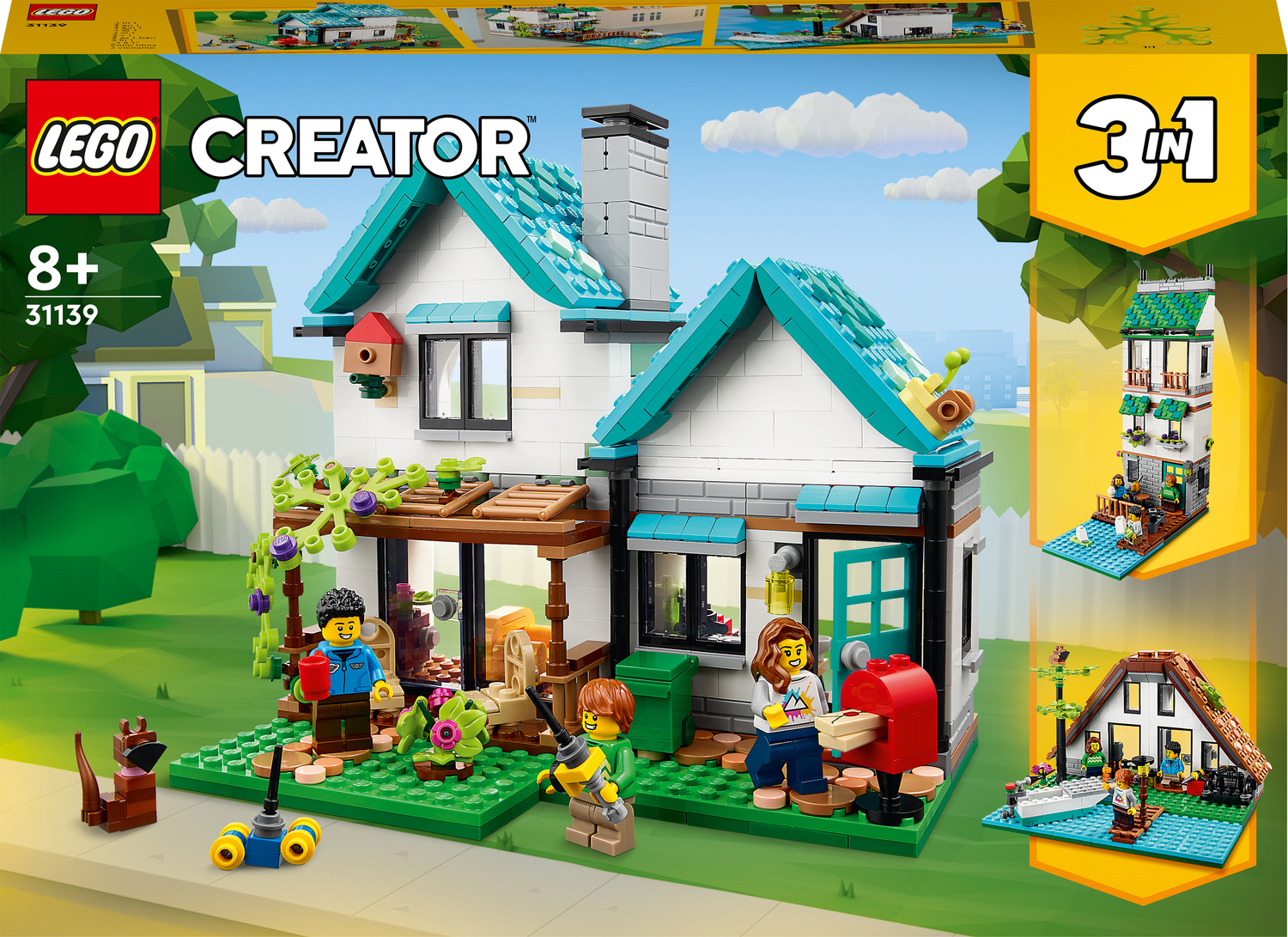 Grænseværdi Disco klippe Lego Creator 31139 Cozy House - Teaching Toys and Books