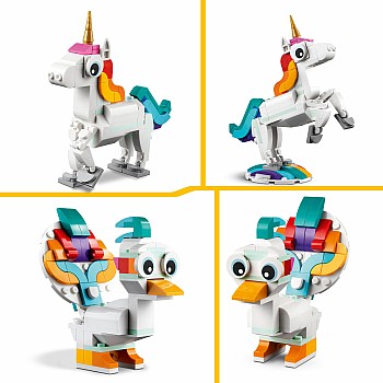 LEGO® Creator 3-in-1 Magical Unicorn Toy Set