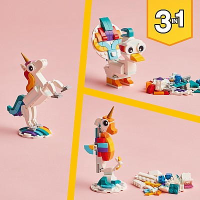 LEGO® Creator 3-in-1 Magical Unicorn Toy Set