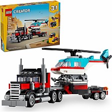 LEGO® Flatbed Truck with Helicopter