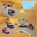 LEGOÂ® Creator: Flatbed Truck with Helicopter