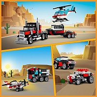 LEGO ® Creator: Flatbed Truck with Helicopter