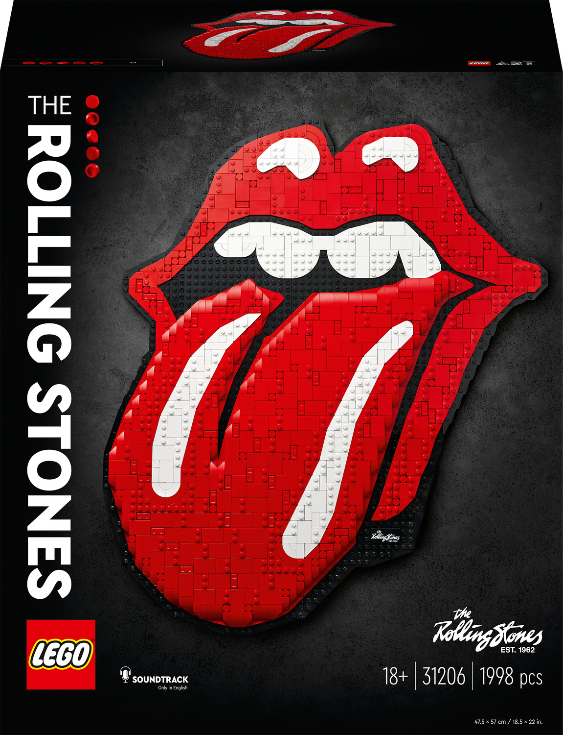 LEGO IDEAS - The Rolling Stones: Legends of Rock - Paint It, Black - Album  Cover (New Ver.)