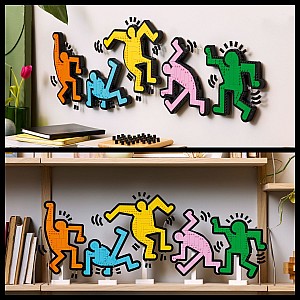 LEGO ART: Keith Haring – Dancing Figures