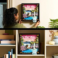 LEGO ART: Japanese Cherry Blossom Landscape